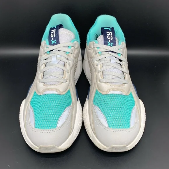 Puma RS-X‎ Softcase Grey Teal Running Shoes 369819-04 Men’s Size 12 - Picture 2 of 10